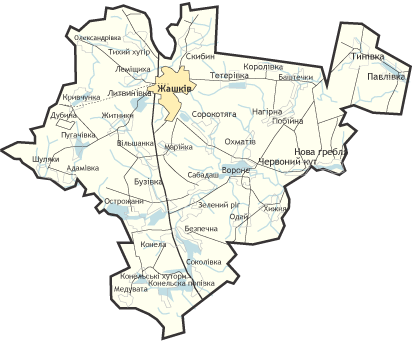 карта Жашківський район