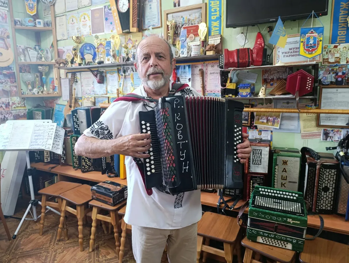 Іван Сухий з орденом «За заслуги» І ступеня